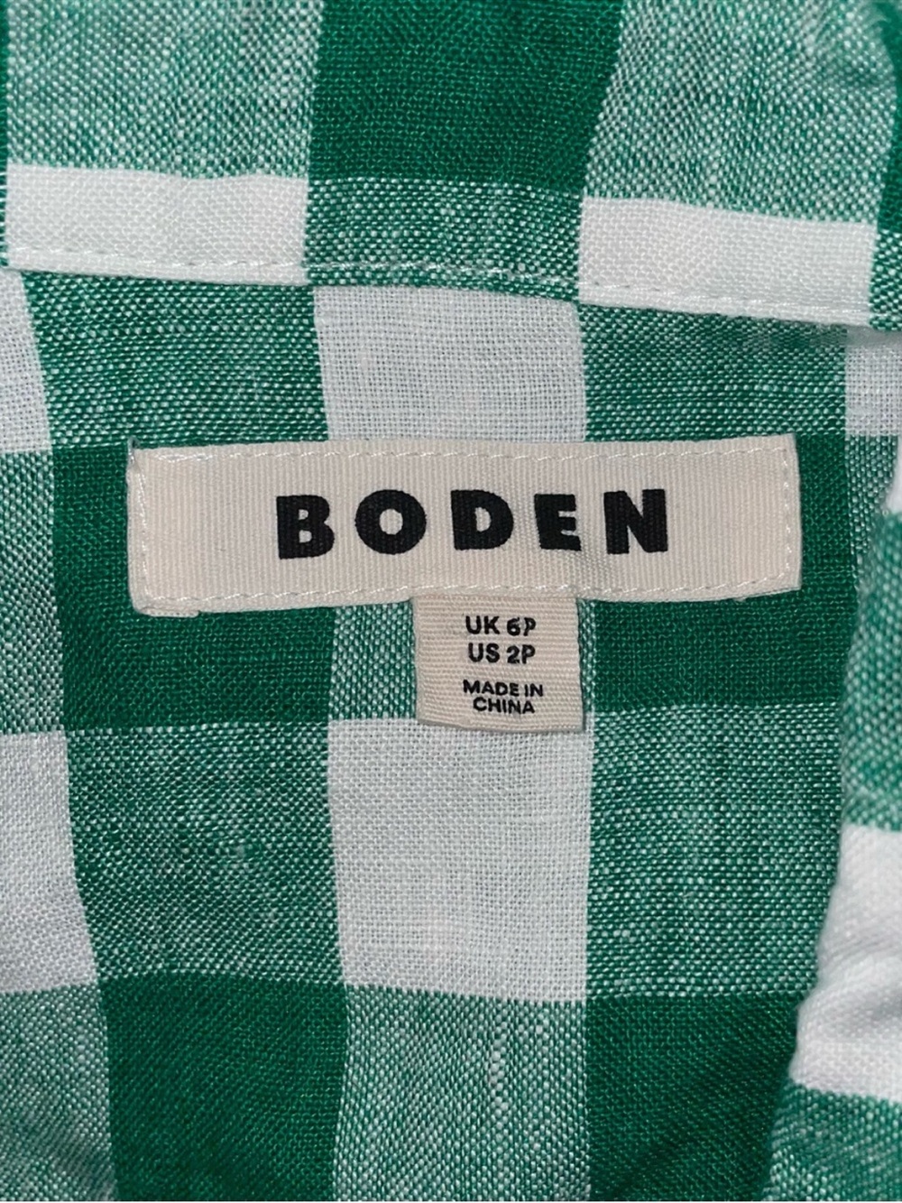 Boden Alexa Linen Maxi Shirt Dress 2P - Picture 5 of 6